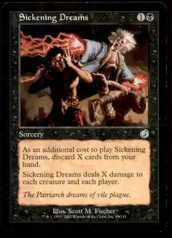 Sickening Dreams LP Light Play Graveborn Deck MTG [8731] - Image 1