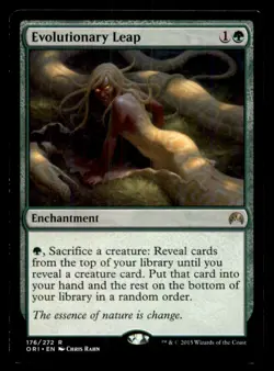 Evolutionary Leap LP Light Play Magic Origins MTG [11427] - Image 1