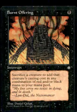 MTG Burnt Offering LP Light Play Ice Age [4384] - Image 1