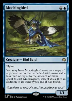 MTG Magic 1 x Mockingbird #61 x 1 - BLB - [2/4] - Image 1
