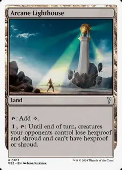MTG Magic 1 x Arcane Lighthouse x 1 - Mystery Booster 2 (White Border) - [2/2] - Image 1