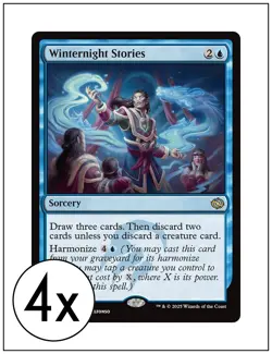 4x Winternight Stories, Magic The Gathering MTG NM - Image 1