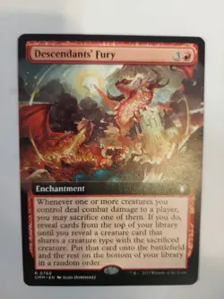 Descendants' Fury (Extended Art) Commander Masters Regular - Image 1