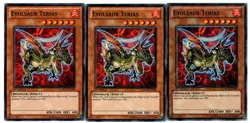 Yugioh- 3X Evolsaur Terias - Common - 1st Edition - ORCS-EN028 - Near Mint - Image 1