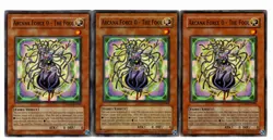 Yugioh- 3X Arcana Force 0 - The Fool - Common - Unlimited - LODT-EN008 - LP - Image 1