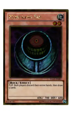 Yugioh- 1X Morphing Jar - Gold Rare - Unlimited - PGLD-EN081 - Near Mint - Image 1