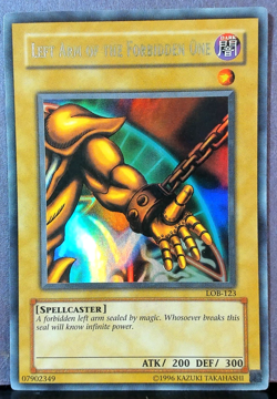 Left arm of the Forbidden One NEAR MINT LOB-123 Ultra Rare yu-gi-oh - Image 1