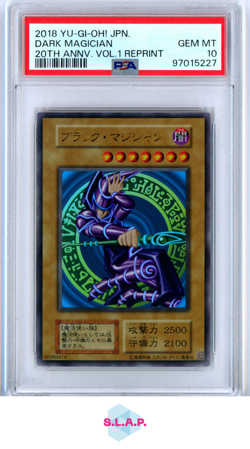 DARK MAGICIAN 20TH ANNV. VOL.1 REPRINT 2018 YU-GI-OH! JAP 20TH ANN. PSA 10 - Image 1