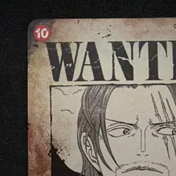 One Piece Shanks OP09-004 Super Rare SP Wanted Poster Card - Emperors New World - Image 4