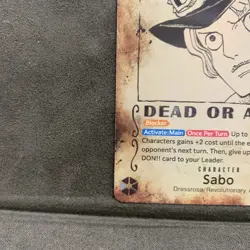 One Piece CCG Sabo (120) (Wanted Poster) - Carrying On His Will (OP13) - Image 5