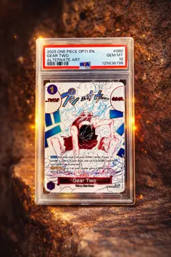 ONE PIECE-LUFFY-Gear Two (Alt Art) (OP11-080) A Fist of Divine Speed- (PSA 10) - Image 3