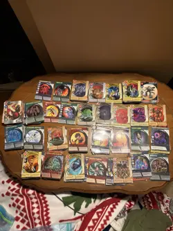 Lot Of Over 300 Bakugan Cards 2000s-Early 2010s Gate & Ability Mix As Is Bends - Image 1