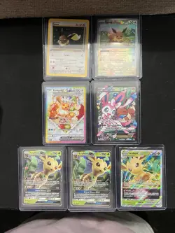 Eeveelutions Pokemon Card Collection Lot Promo Full Arts Wotc Vintage Masterball - Image 1