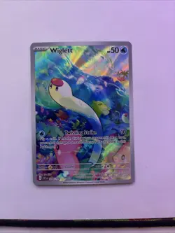 Wiglett Scarlet and Violet Base Set Pokemon TCG Card 206/198 NM Condition - Image 1