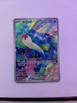 Wiglett Scarlet and Violet Base Set Pokemon TCG Card 206/198 NM Condition - Image 2