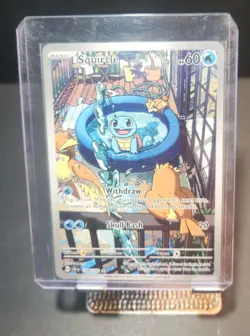Pokemon TCG - Squirtle 148/142 - Stellar Crown Illustration Rare Card - Image 1