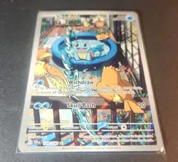 Pokemon TCG - Squirtle 148/142 - Stellar Crown Illustration Rare Card - Image 3