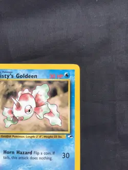 Pokemon Cards: Gym Heroes 1st Edition Rare: Misty's Goldeen 30/132 - Image 3