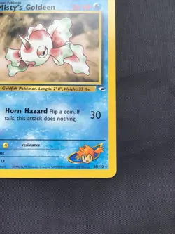 Pokemon Cards: Gym Heroes 1st Edition Rare: Misty's Goldeen 30/132 - Image 4