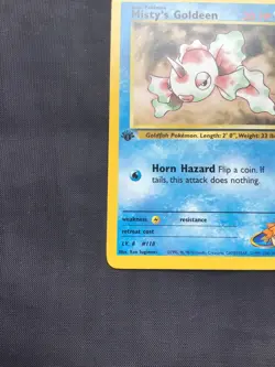 Pokemon Cards: Gym Heroes 1st Edition Rare: Misty's Goldeen 30/132 - Image 5