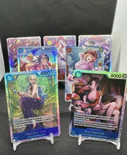 One Piece EB03 7 Card SR Lot - Boa Hancock, Vivi, Uta, Reiju, Koala Dash Pack - Image 1