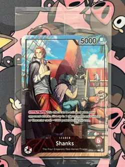 One Piece Shanks Leader Promo Card PSA Magazine Exclusive OP09-001 Sealed - Image 1