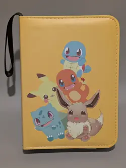 Folder Portable Card Album with Zip - 50 Pages For 400 Cards, Pokemon Etc - Image 1