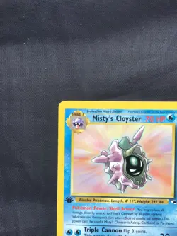 Pokemon Cards: Gym Heroes 1st Edition Rare: Misty's Cloyster 29/132 - Image 2