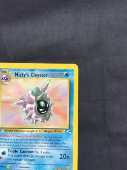 Pokemon Cards: Gym Heroes 1st Edition Rare: Misty's Cloyster 29/132 - Image 3