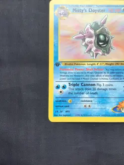 Pokemon Cards: Gym Heroes 1st Edition Rare: Misty's Cloyster 29/132 - Image 5