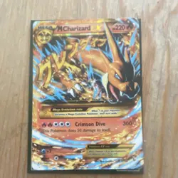 Pokemon M Charizard EX Flashfire Ultra Rare Holo 107/106 180HP TCG Card - Image 1