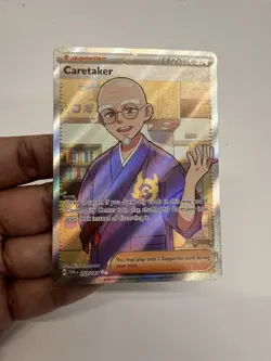 Pokemon Card Caretaker 203/167 Ultra Rare Twilight Masquerade Mint - Image 2