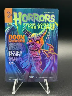 Magic The Gathering Doom Whisperer (Rainbow Foil) Secret Lair Drop - Image 1