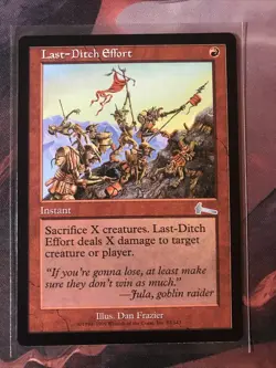 MTG Last-Ditch Effort Urza's Legacy 83/143 NM - Image 1