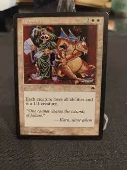 MTG Tempest "Humility" Magic the Gathering 1997 WoTC LP - Image 1