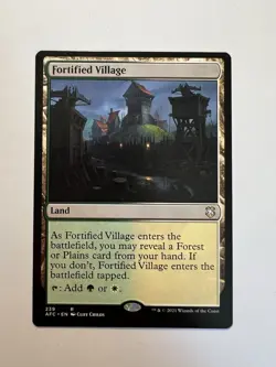 Fortified Village - MTG Adventures In The Forgotten Realms: Commander - NM - Image 1