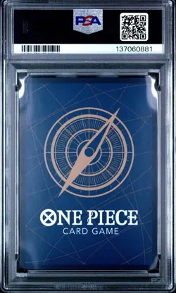 2025 ONE PIECE OP12-037 LEGACY OF THE MASTER DEAD MAN'S GAME ALT ART PSA 10 - Image 2