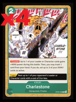 [x4] Charlestone | OP05-038 | Playset | NM | ENGLISH | OP TCG | ONE PIECE - Image 1