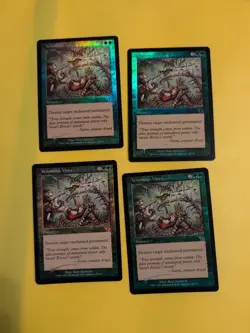 Venomous Vines x4. Playset Sorcery Judgment. Old VIntage. MTG 4 Card.FOIL - Image 1