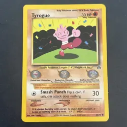 Tyrogue 66/75 - Neo Discovery Vintage Pokemon Card 2001 Pokemon TCG Pokemon Card - Image 1