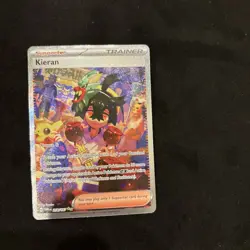 Pokemon Kieran Trainer Full Art Special Illustration Rare Holo SV06 218/167 Card - Image 1