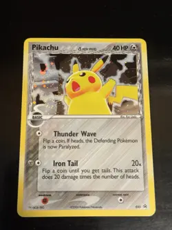 Pokemon Pikachu TCG Delta Species Holo Black Star Promo Card 35 NM - Image 3