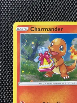 Charmander SWSH232 TCG Cosmos Holo Black Star Promo Pokemon Card LP+ - Image 4