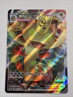 Meowth VMAX SWSH005 SWSH: Sword & Shield Promo Cards Holo - Image 1