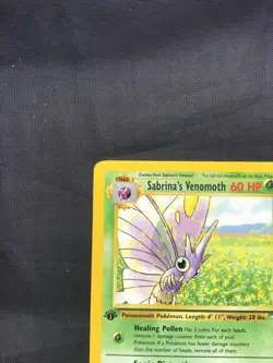 Pokemon Cards: Gym Heroes 1st Edition Rare: Sabrina's Venomoth 34/132 - Image 2
