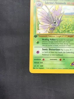 Pokemon Cards: Gym Heroes 1st Edition Rare: Sabrina's Venomoth 34/132 - Image 5
