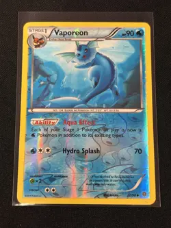 Vaporeon 22/98 Uncommon Reverse Holo XY - Ancient Origins Pokemon Card - Image 1