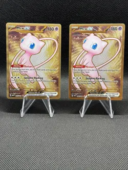 Pokemon TCG 2 Mew EX 151 Metal Cards Scarlet & Violet Promo - Image 1