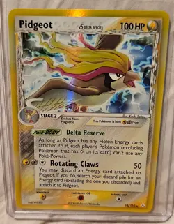 Pidgeot Delta Species 14/110 2006 EX Holon Phantoms Pokemon Card Holo Rare - Image 1