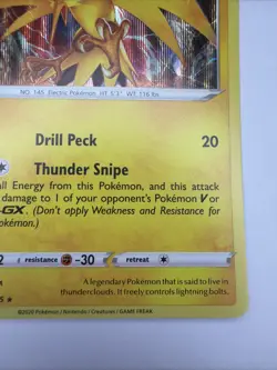 Zapdos - 048/185 - Pokemon Vivid Voltage Sword & Shield Cosmos Holo Rare Card NM - Image 5